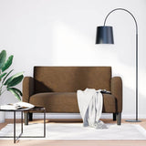 vidaXL Loveseat sofa 110 cm artificial leather black