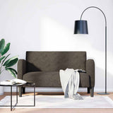 vidaXL Loveseat sofa 110 cm artificial leather black