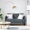 vidaXL Loveseat bank 109 cm fluweel blauw