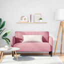 vidaXL Loveseat bank 109 cm fluweel blauw
