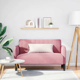 vidaXL Loveseat bank 109 cm fluweel blauw