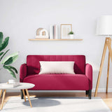 vidaXL Loveseat bank 109 cm fluweel blauw
