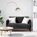 vidaXL Loveseat bank 109 cm fluweel blauw