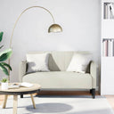 vidaXL Loveseat bank 109 cm fluweel blauw