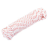 vidaXL Drawstring Starter Cord White and Red Ø3 mm 10 m Nylon