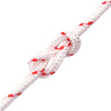 vidaXL Drawstring Starter Cord White and Red Ø3 mm 10 m Nylon