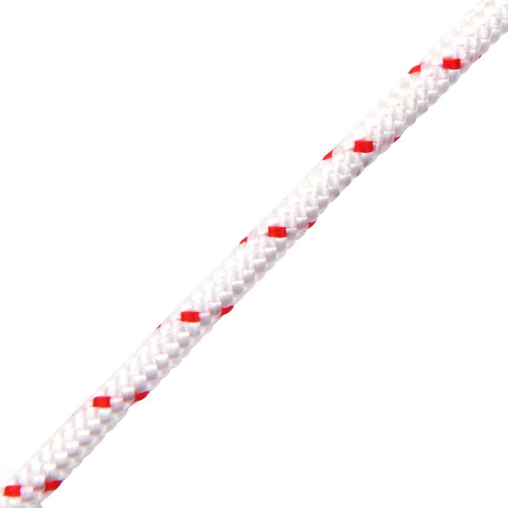 vidaXL Drawstring Starter Cord White and Red Ø3 mm 10 m Nylon