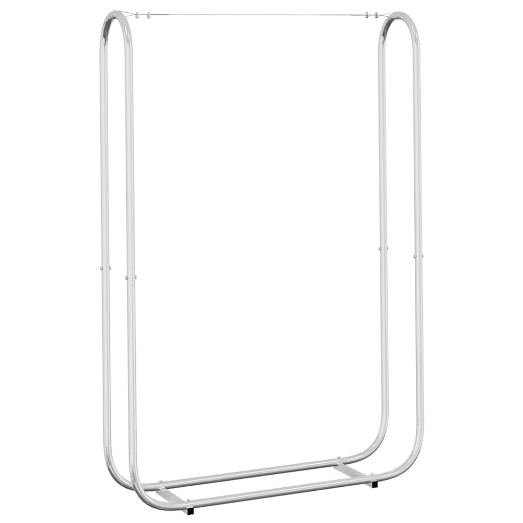 vidaXL Haardhoutrek 100x25x150 cm gegalvaniseerd staal
