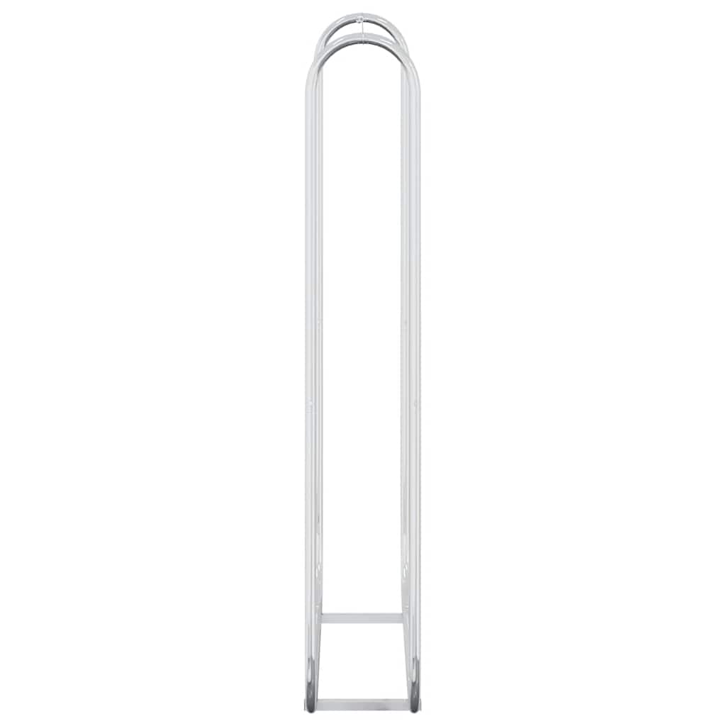 vidaXL Haardhoutrek 100x25x150 cm gegalvaniseerd staal