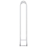 vidaXL Haardhoutrek 100x25x150 cm gegalvaniseerd staal