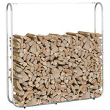 vidaXL Haardhoutrek 100x25x150 cm gegalvaniseerd staal