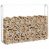 vidaXL Haardhoutrek 100x25x150 cm gegalvaniseerd staal