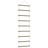 vidaXL Wall Decorations Ladder-shaped 2 pcs 30x100 cm Natural Teak