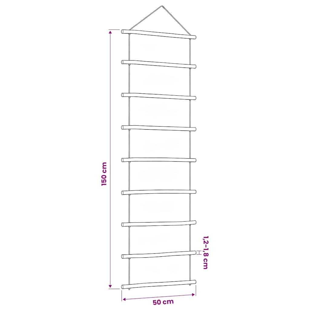 vidaXL Wall Decorations Ladder-shaped 2 pcs 30x100 cm Natural Teak