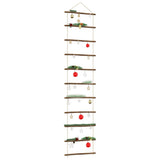 vidaXL Wall Decorations Ladder-shaped 2 pcs 30x100 cm Natural Teak