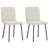 vidaXL Eetkamerstoelen 4 st fluweel lichtgrijs