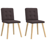 vidaXL Eetkamerstoelen 4 st stof lichtgrijs