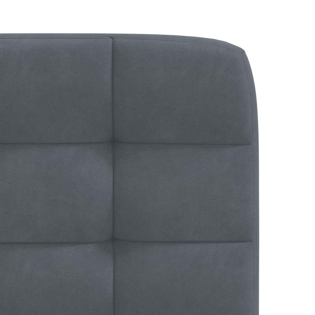 vidaXL Eetkamerstoelen 4 st fluweel lichtgrijs