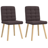 vidaXL Eetkamerstoelen 4 st stof lichtgrijs