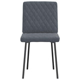 vidaXL Eetkamerstoelen 4 st fluweel lichtgrijs
