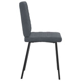 vidaXL Eetkamerstoelen 4 st fluweel lichtgrijs