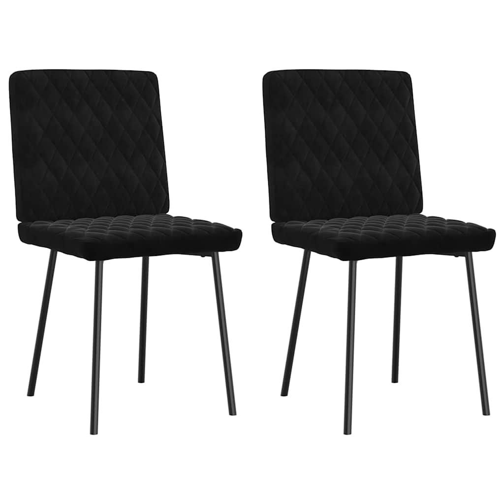 vidaXL Eetkamerstoelen 4 st fluweel lichtgrijs