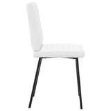 vidaXL Eetkamerstoelen 4 st kunstleer grijs