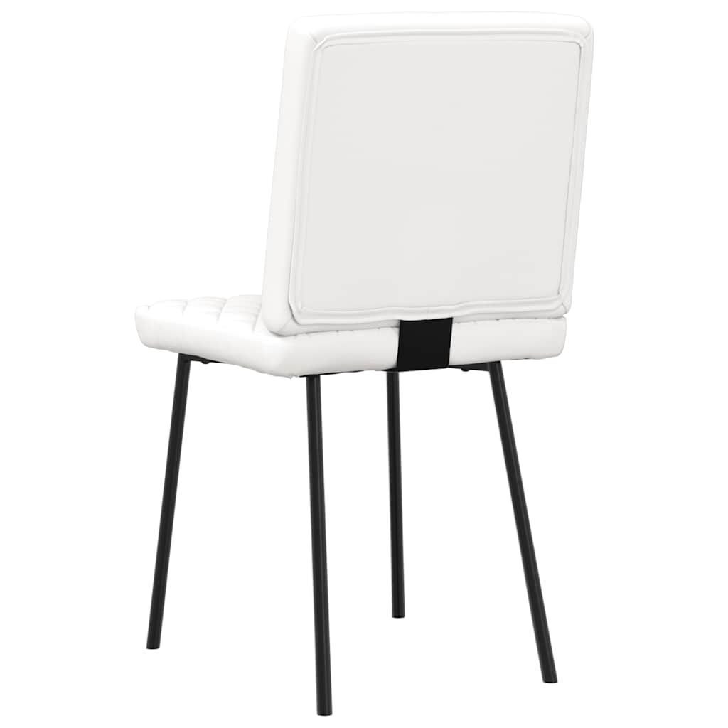 vidaXL Eetkamerstoelen 4 st kunstleer grijs