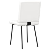 vidaXL Eetkamerstoelen 4 st kunstleer grijs
