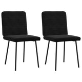 vidaXL Eetkamerstoelen 4 st fluweel lichtgrijs