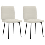 vidaXL Eetkamerstoelen 4 st fluweel lichtgrijs