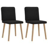 vidaXL Dining Chairs 4 pcs fabric light grey