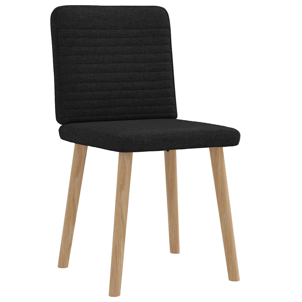 vidaXL Dining Chairs 4 pcs fabric light grey