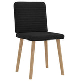 vidaXL Dining Chairs 4 pcs fabric light grey