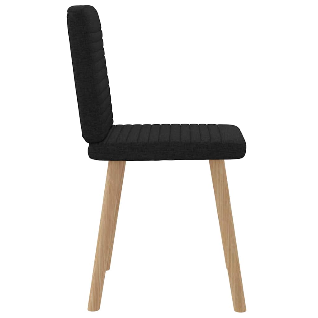 vidaXL Dining Chairs 4 pcs fabric light grey
