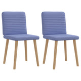 vidaXL Dining Chairs 4 pcs fabric light grey