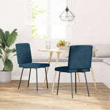vidaXL Eetkamerstoelen 4 st fluweel lichtgrijs