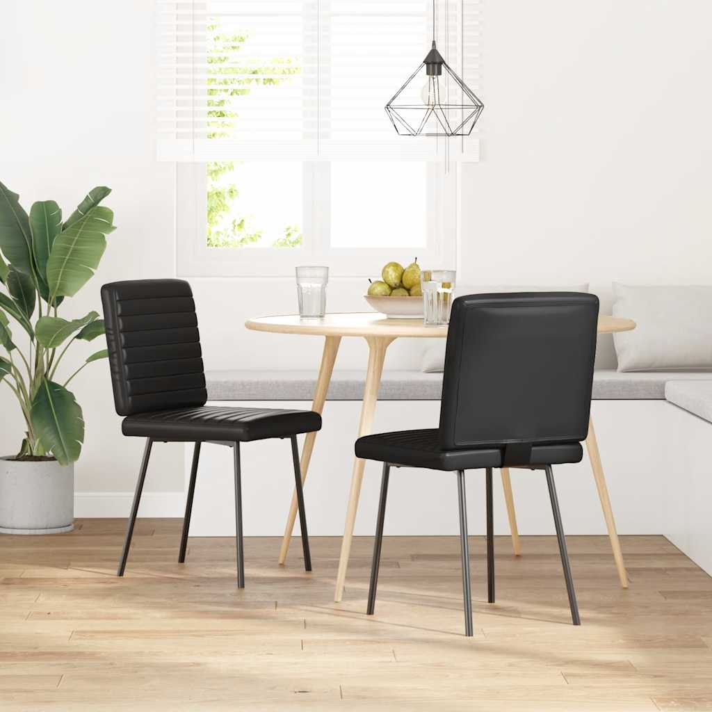 vidaXL Eetkamerstoelen 4 st kunstleer grijs