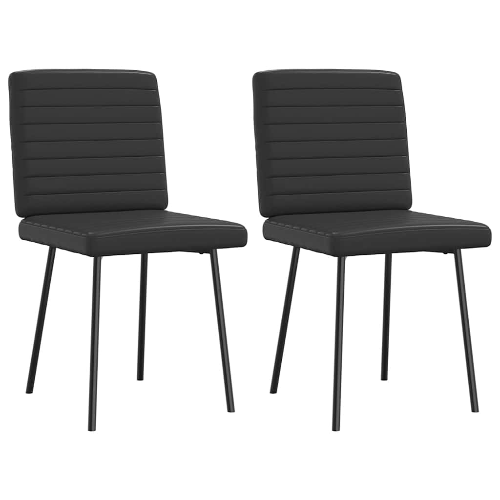 vidaXL Eetkamerstoelen 4 st kunstleer grijs