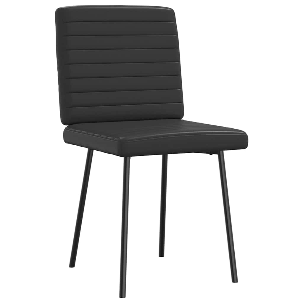 vidaXL Eetkamerstoelen 4 st kunstleer grijs