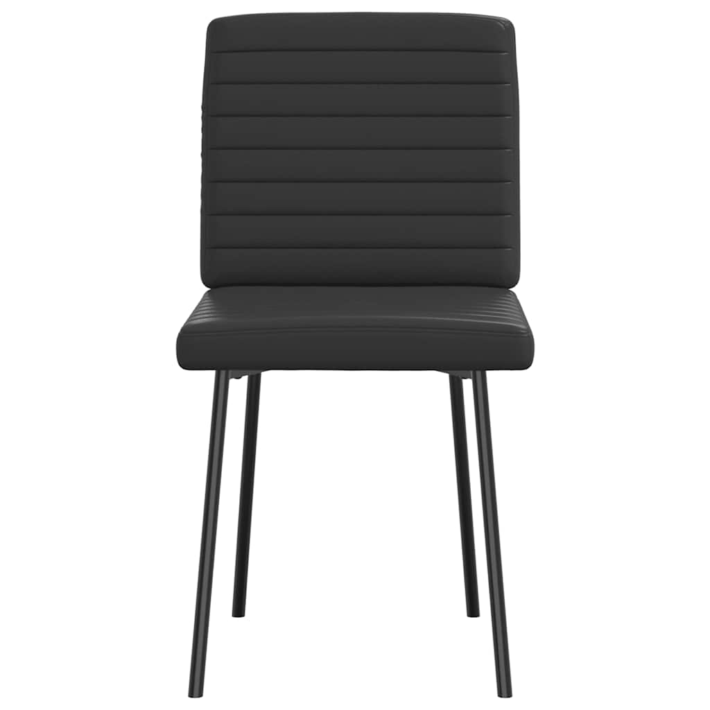 vidaXL Eetkamerstoelen 4 st kunstleer grijs