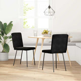 vidaXL Eetkamerstoelen 4 st fluweel lichtgrijs