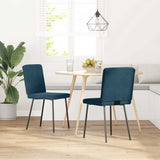 vidaXL Eetkamerstoelen 4 st fluweel lichtgrijs