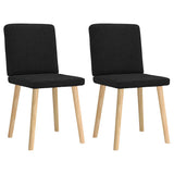 vidaXL Eetkamerstoelen 4 st stof lichtgrijs