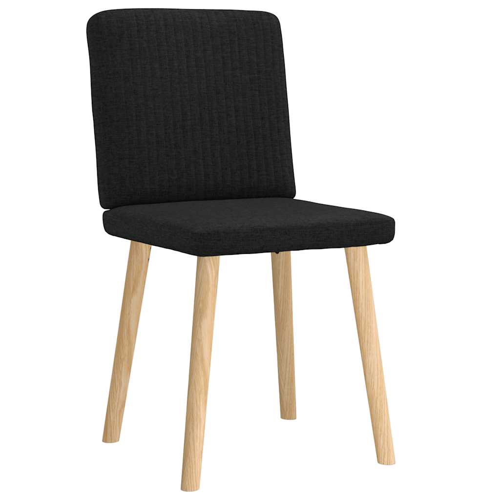 vidaXL Eetkamerstoelen 4 st stof lichtgrijs