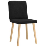 vidaXL Eetkamerstoelen 4 st stof lichtgrijs