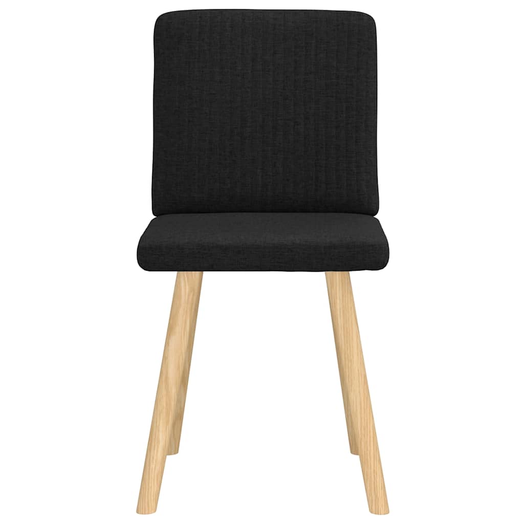 vidaXL Eetkamerstoelen 4 st stof lichtgrijs