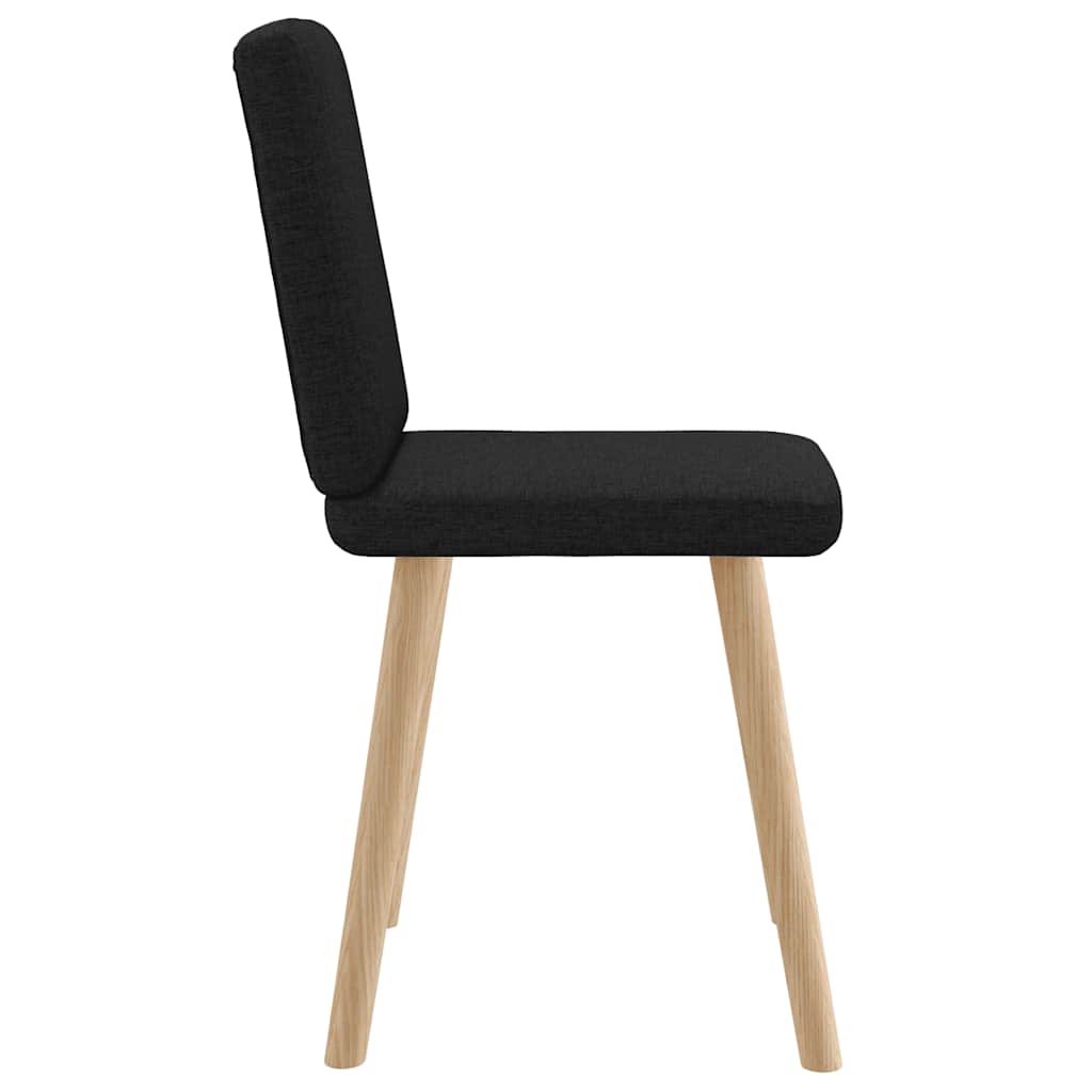 vidaXL Eetkamerstoelen 4 st stof lichtgrijs