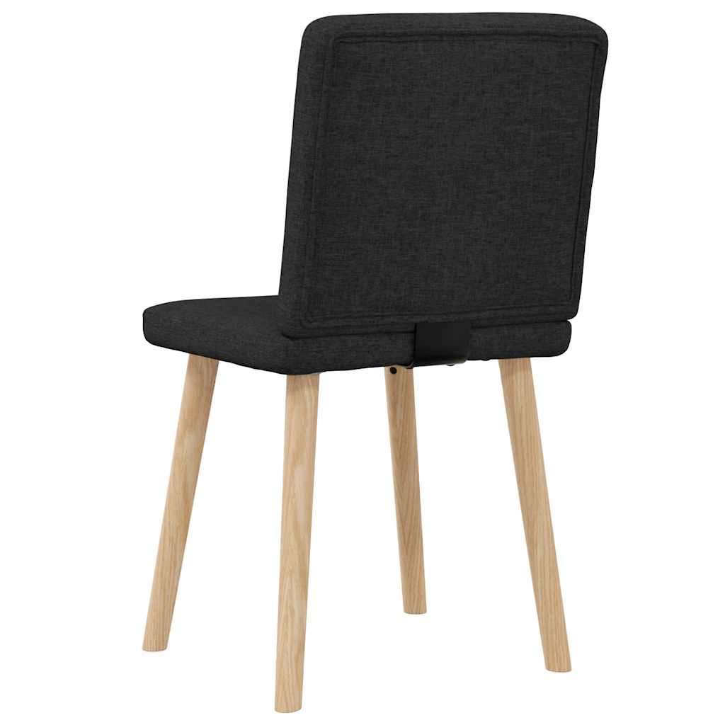 vidaXL Eetkamerstoelen 4 st stof lichtgrijs