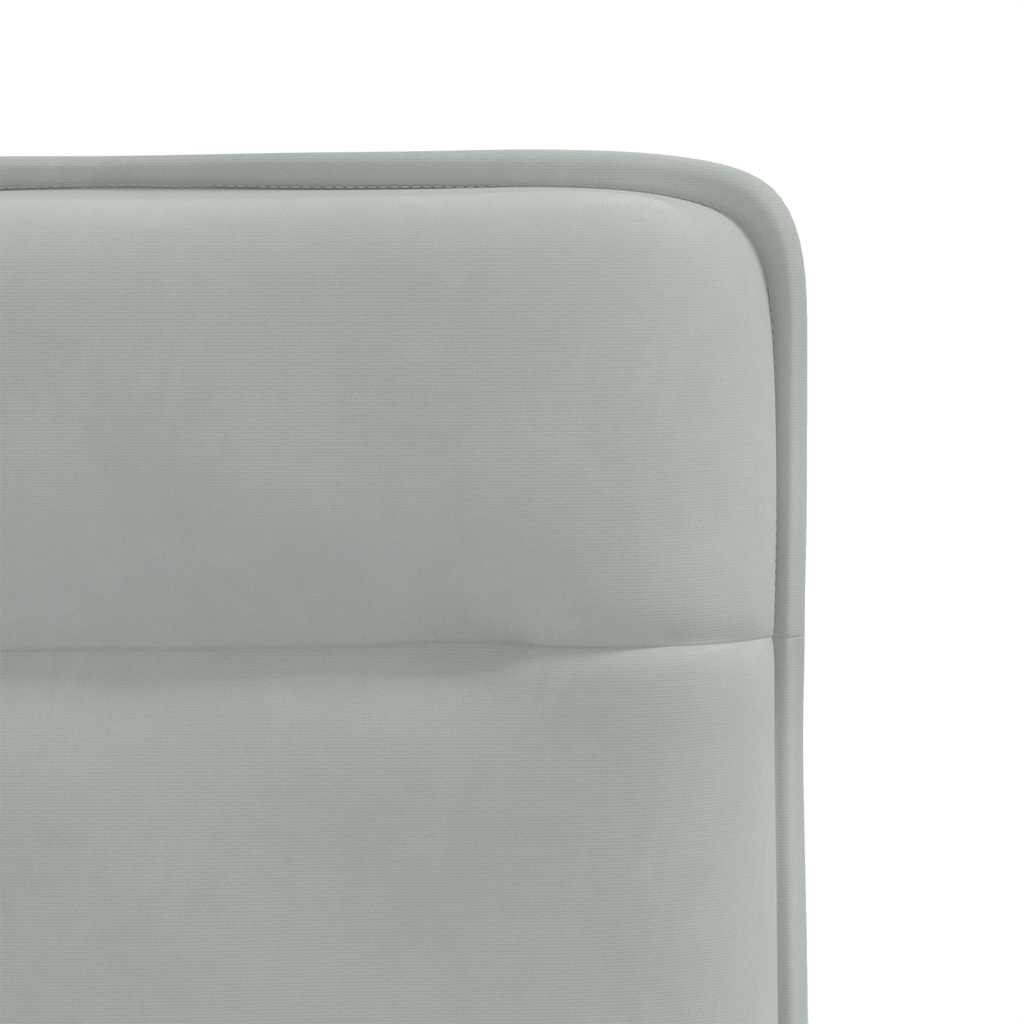 vidaXL Eetkamerstoelen 4 st fluweel lichtgrijs